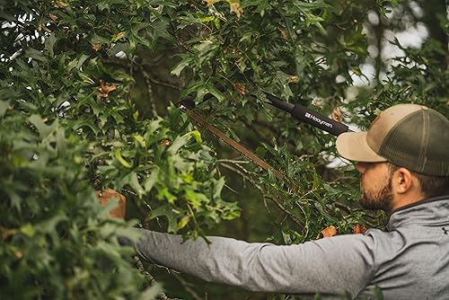 Miniatura 7 de Hooyman Bow Saw with Heavy Duty Construction, Ergonomic No-Slip H-Grip Handle, Impulse-Hardened Teeth, SK5 Steel Blade, and Blade Tension Knob for