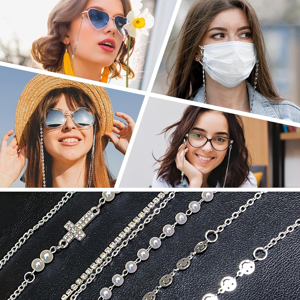 アクセサリー END EYEGLASSES HOLDER CHAIN NECKLACE Amazon.com: TTSAM 40 Pieces Eyeglass Chain Ends Adjustable