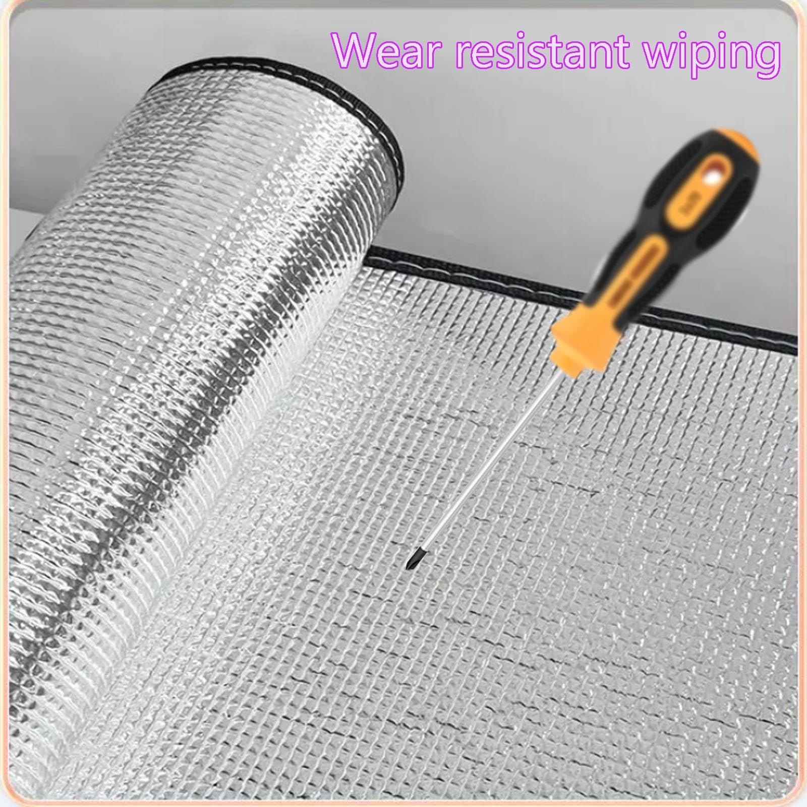 Película De Ventana De Aislamiento De Papel De Aluminio De Doble Cara