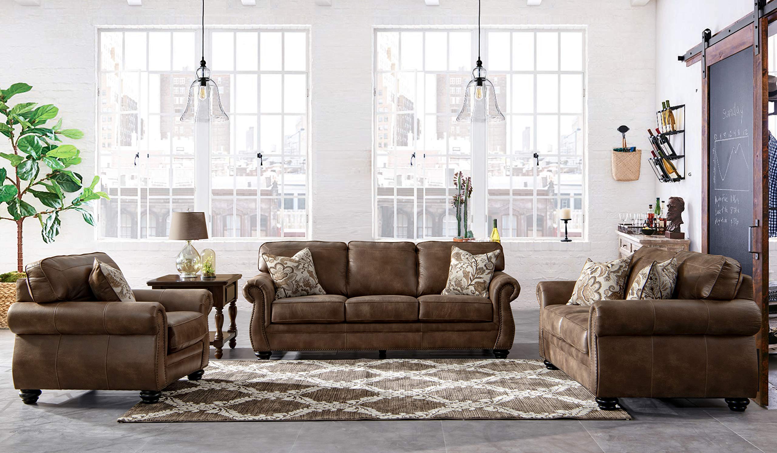 loveensacar leather sectional
