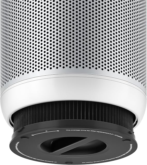 smartmi Air Purifier P1, Deep Consideration Powerful Filtration, Accurate Monitoring Efficient Filtration, 360 Cycled Purification, Smart APP Control, Portable to Carry Anywhere