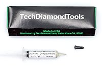 Vista 21 de TechDiamondTools - Pasta de pulido compuesto de diamante, grano de 2,000, 4-8 micrones para mármol, vidrio, metal, joyería, resina, plata, cromo