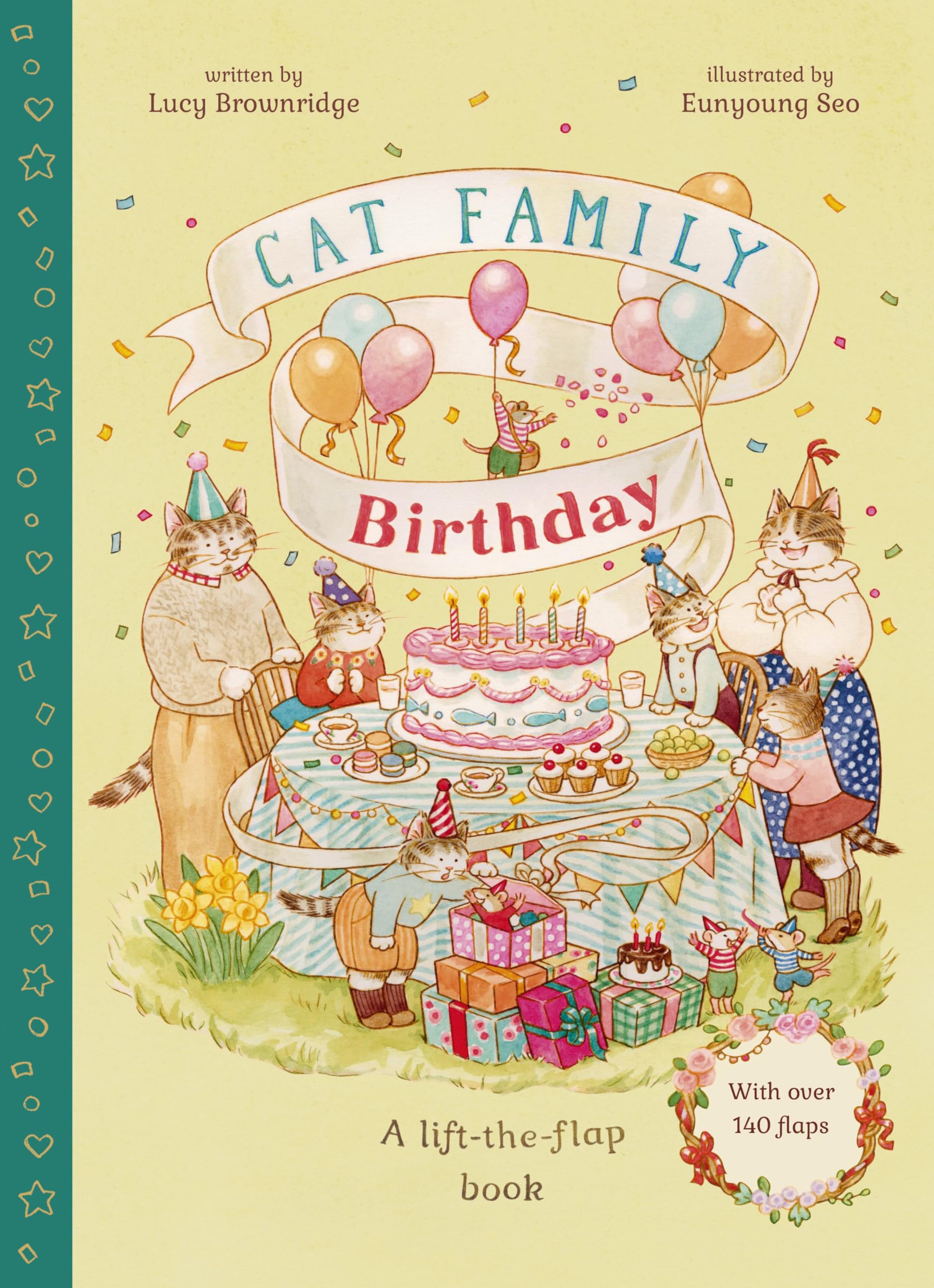 Cat Family Birthday: A Lift-the-Flap Book with over 140 Flaps (4) (The Cat Family)