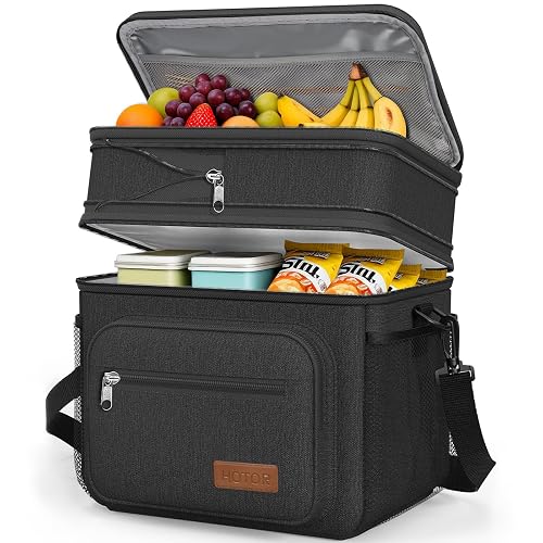 HOTOR Double-Layer Insulated Lunch Bag 12L