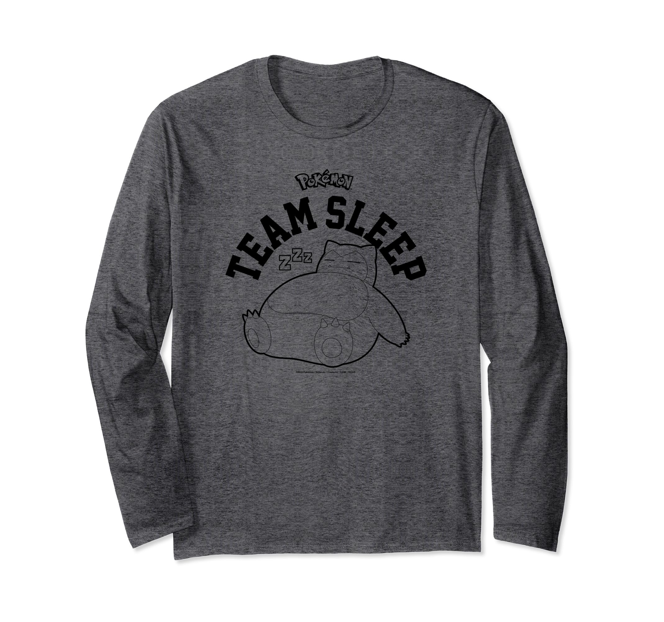PokemonPokémon - Snorlax Team Sleep Long Sleeve T-Shirt