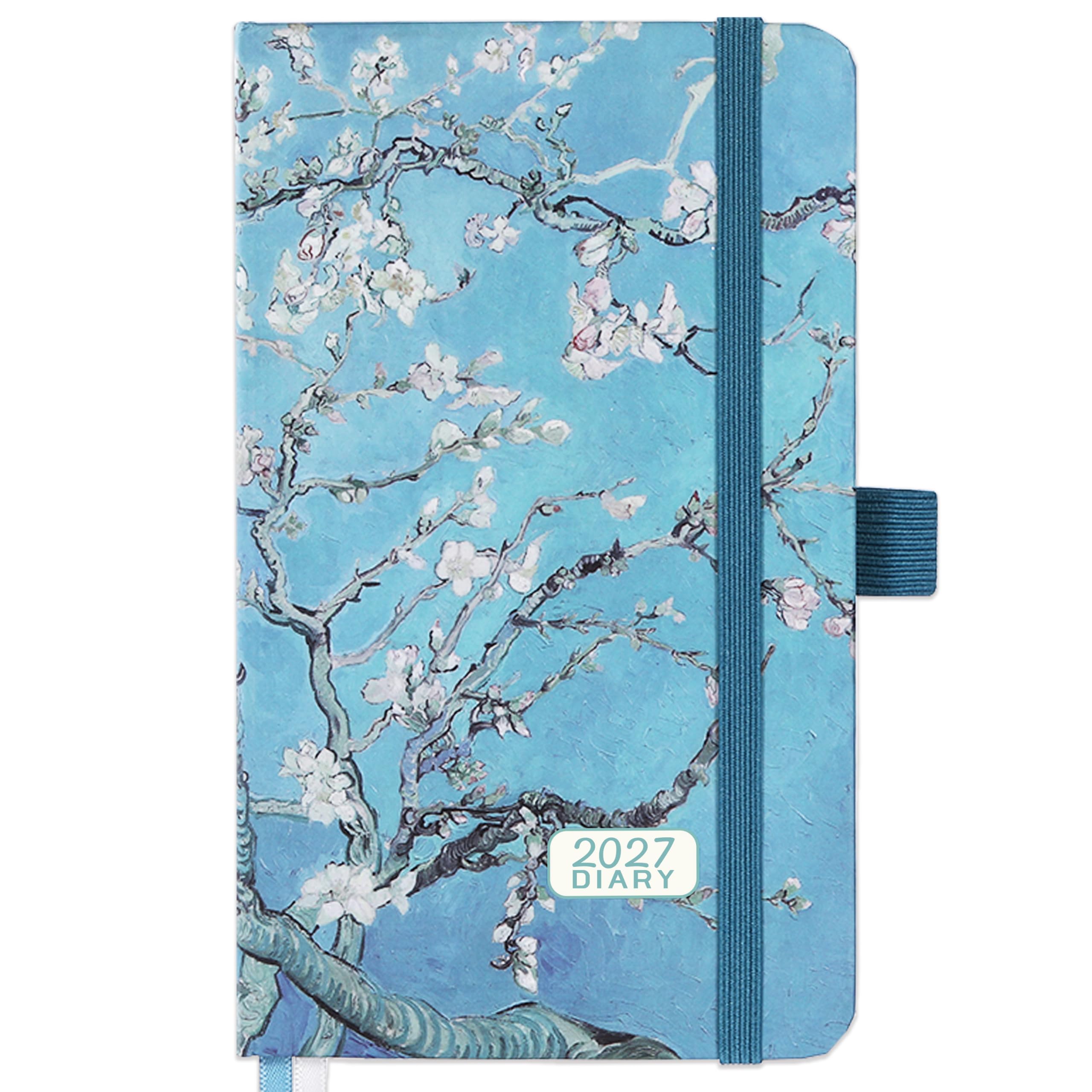 Kamaking Pocket Diary 2027 Small Week to View Planner, 16×10 cm