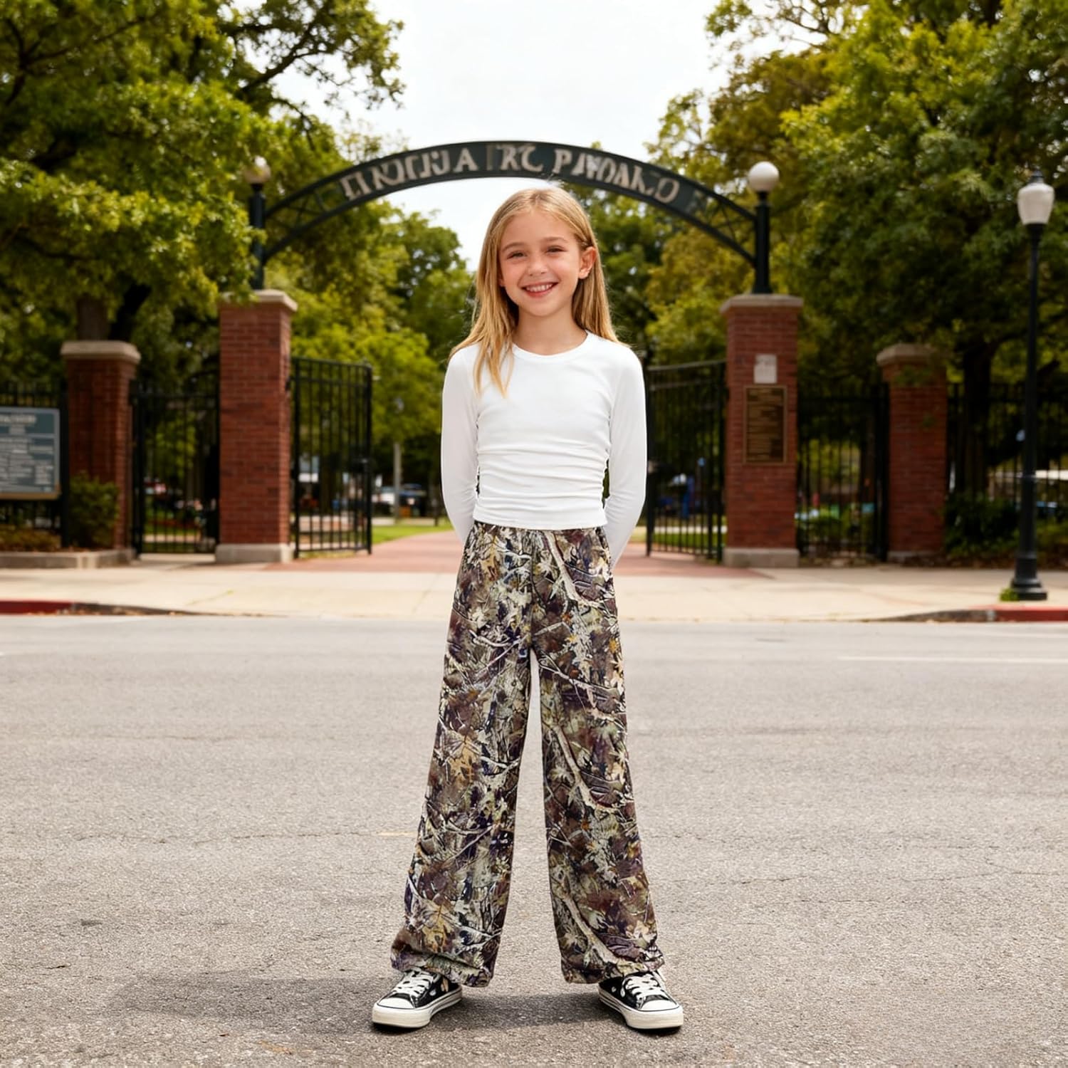 Girls Clothes 2 Piece Long Sleeve Shirt Tops Casual Pants Fall Winter Outfits for Teen Tween Girls 7-14 Years - Image 2