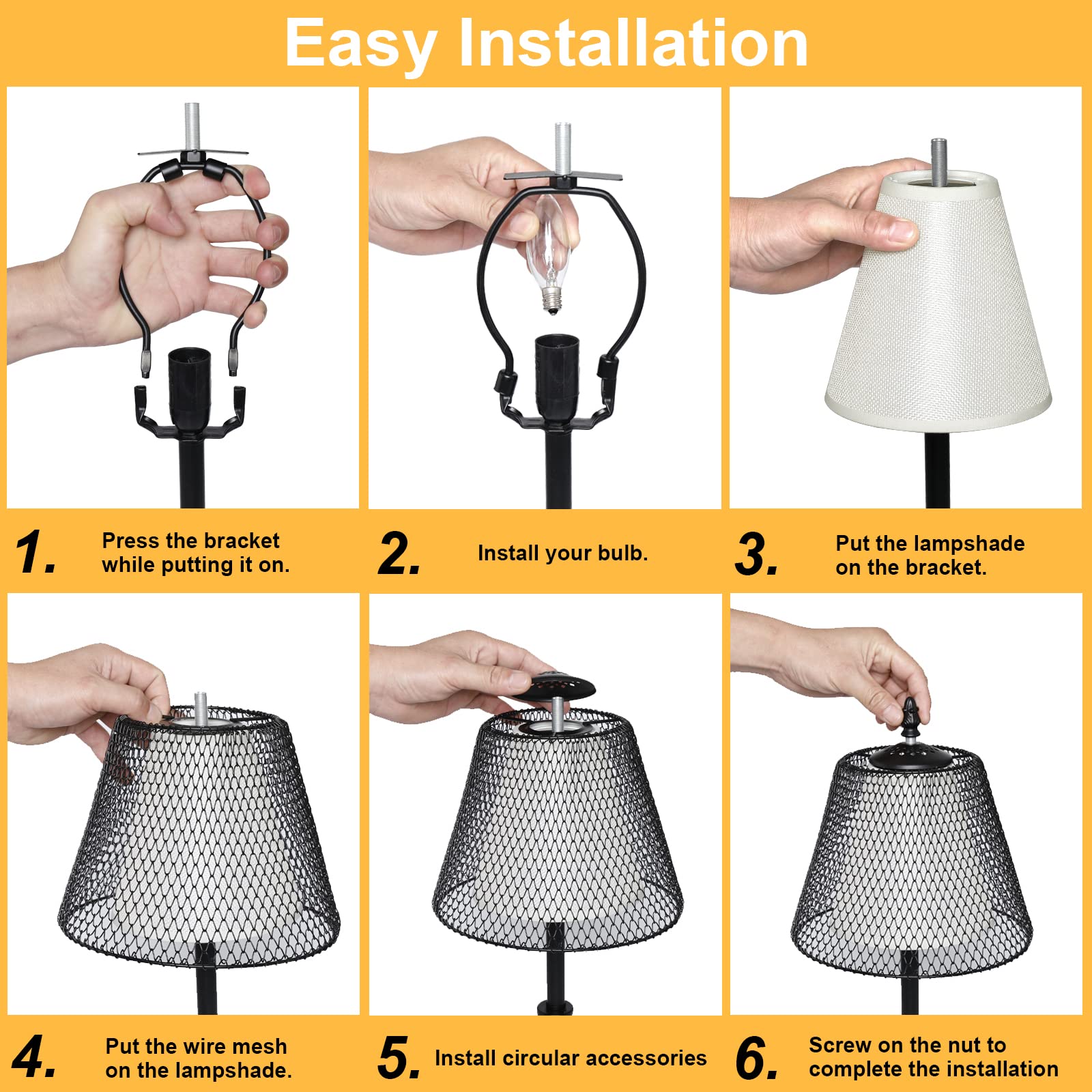 Metal Table Lamp - Bedside Lamp for Bedroom, Perfect for Nightstand, Bedroom, Dorm, Living Room, Office and Reading, Add a Touch of Industrial Charm to Your Space (Includes Bulb)