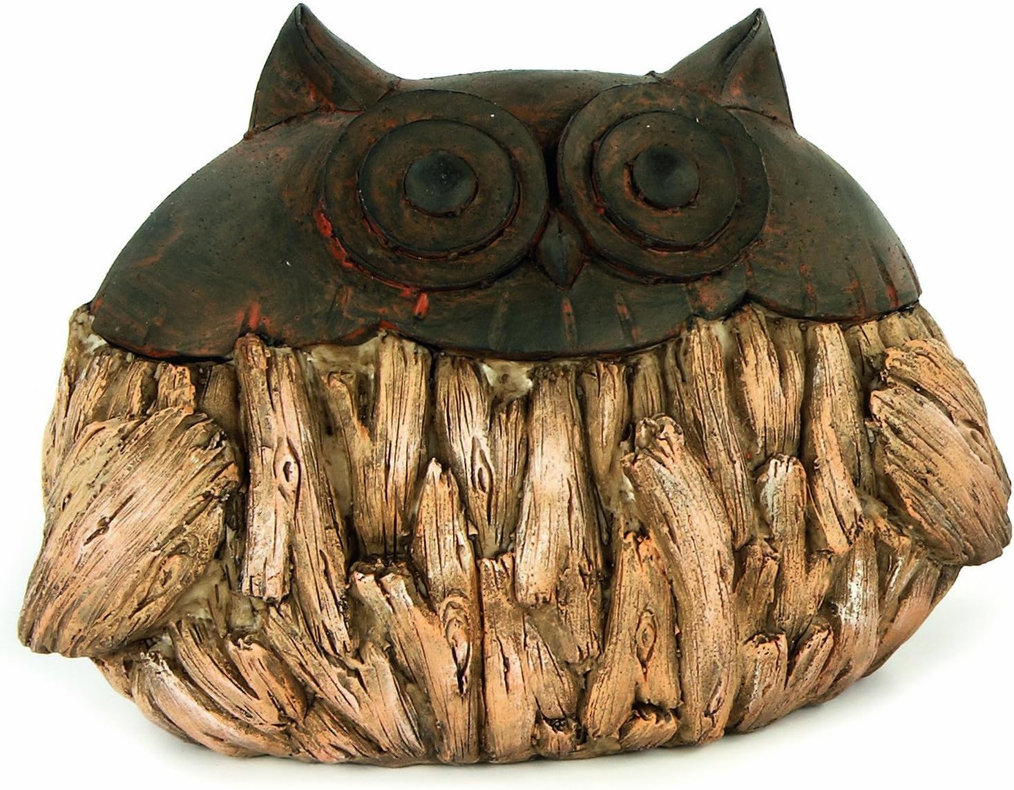 Premier BA131361 18cm Wooden Owl Sculpture