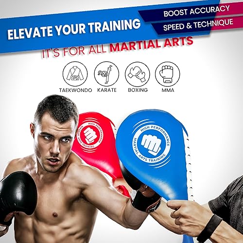 Miniatura 5 de +Performance Taekwondo Kick Pad & Boxing Pad | Equipo de entrenamiento de artes marciales | Almohadillas de karate | Equipo de combate de taekwondo