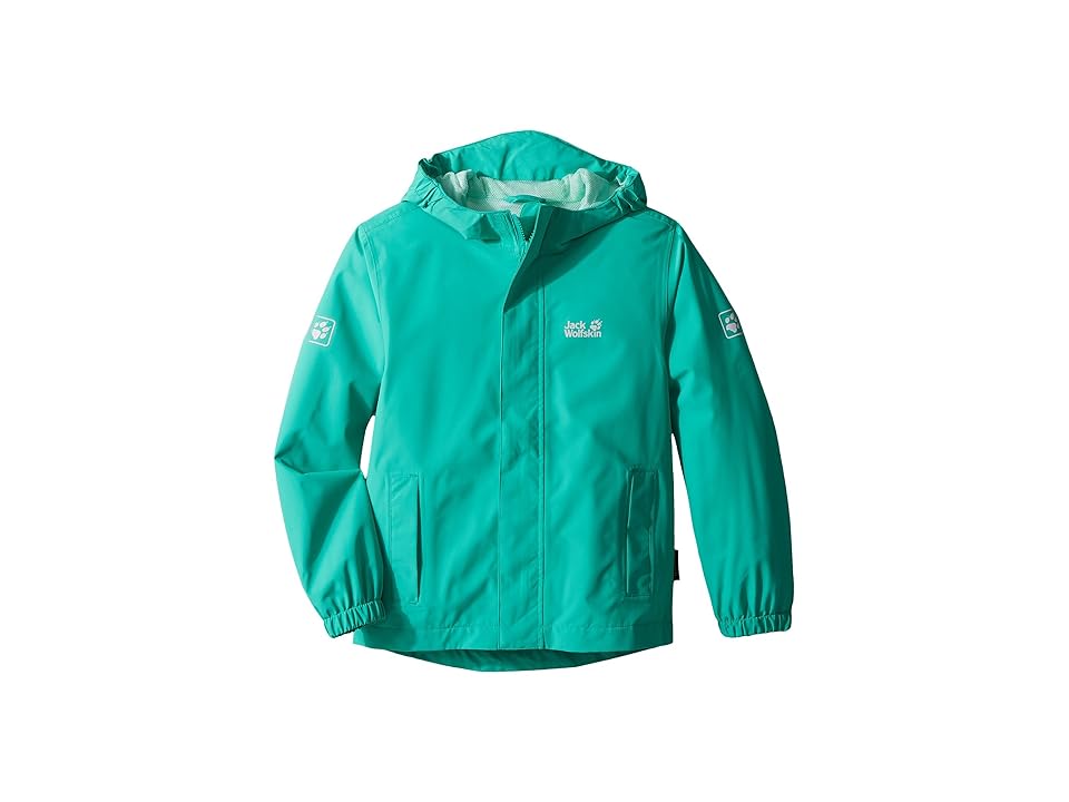 

Jack Wolfskin Kids Pine Creek Jacket (Infant/Toddler/Little Kids/Big Kids) (Deep Mint) Girl's Coat, Green