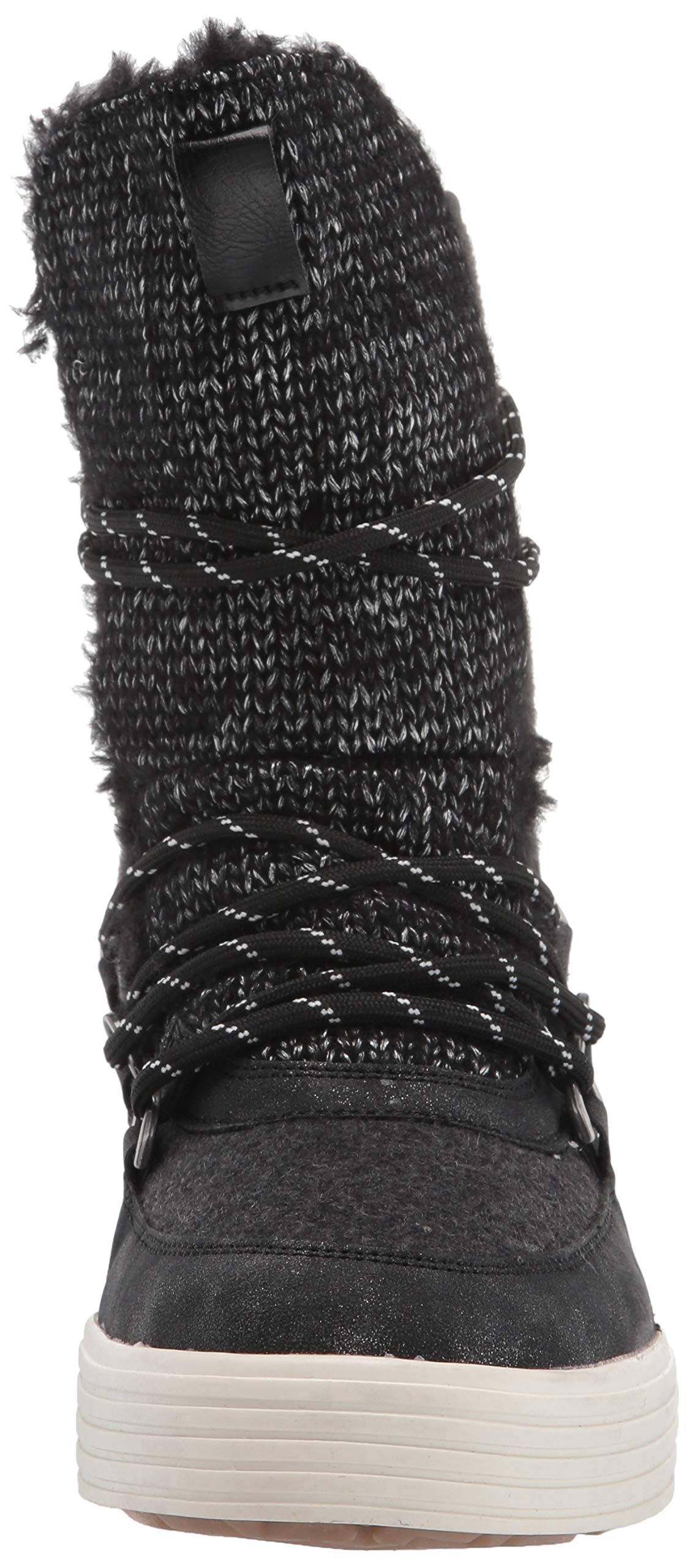 Muk Luks Damskie buty Lace Up Fashion Boot, czarne, 6