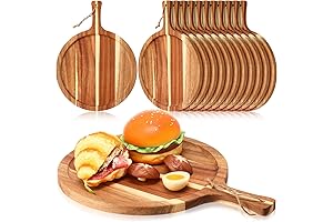 Bulk Buy on Acacia Wood Cutting Boards - Pack of 12