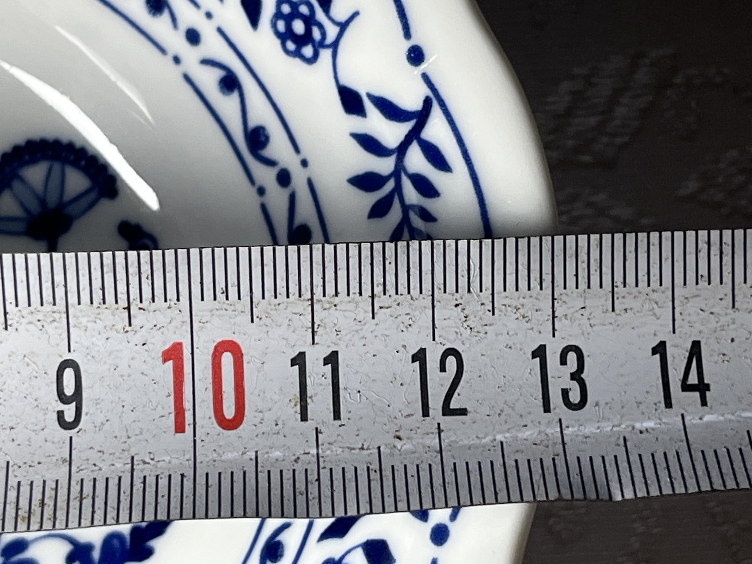 Generisch Porzellan Zwiebelmuster, kleine Schale, 13 cm breit und 4cm tief Made in Kahla