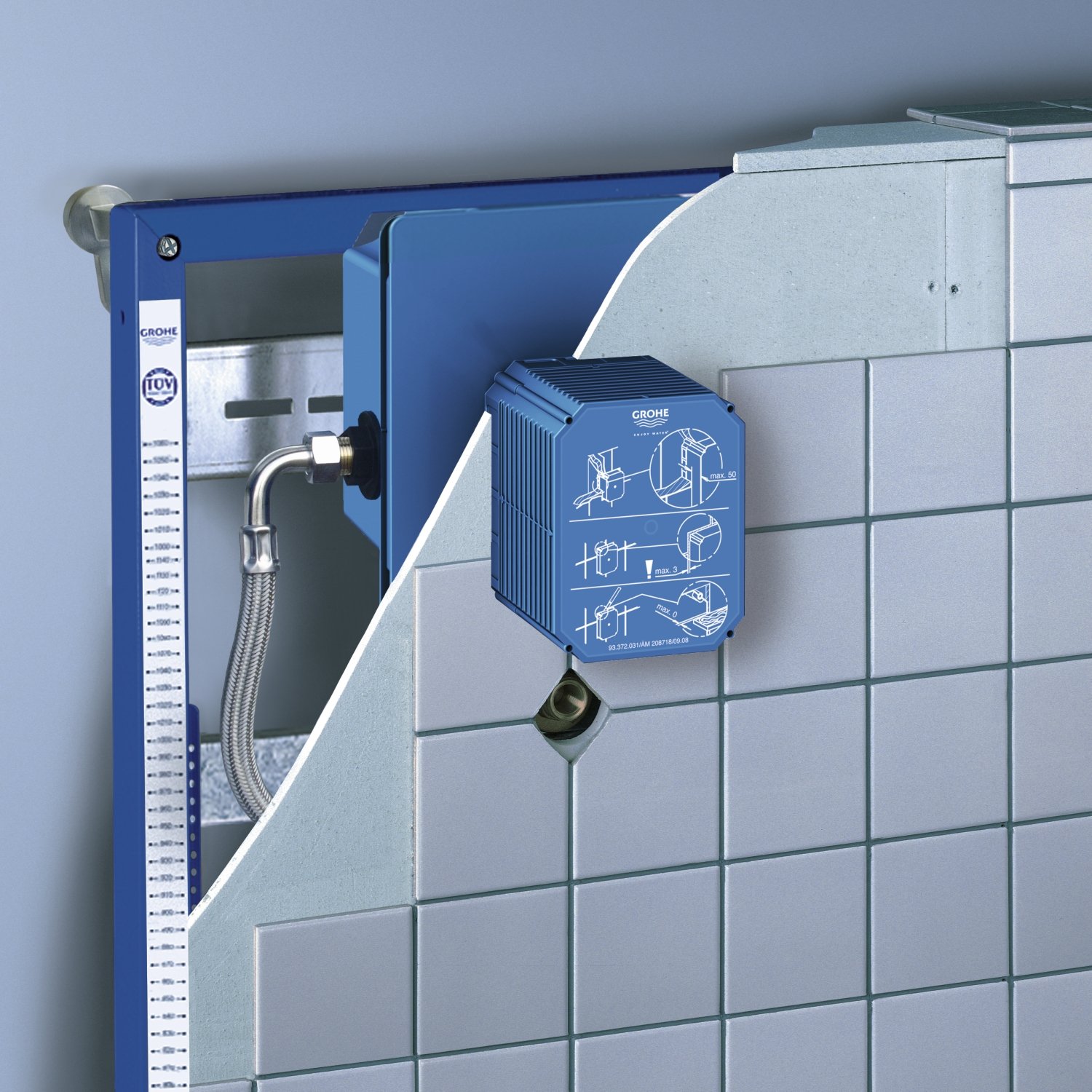 Grohe - Sistema de instalación para urinario con Rapido U Ref. 38786001