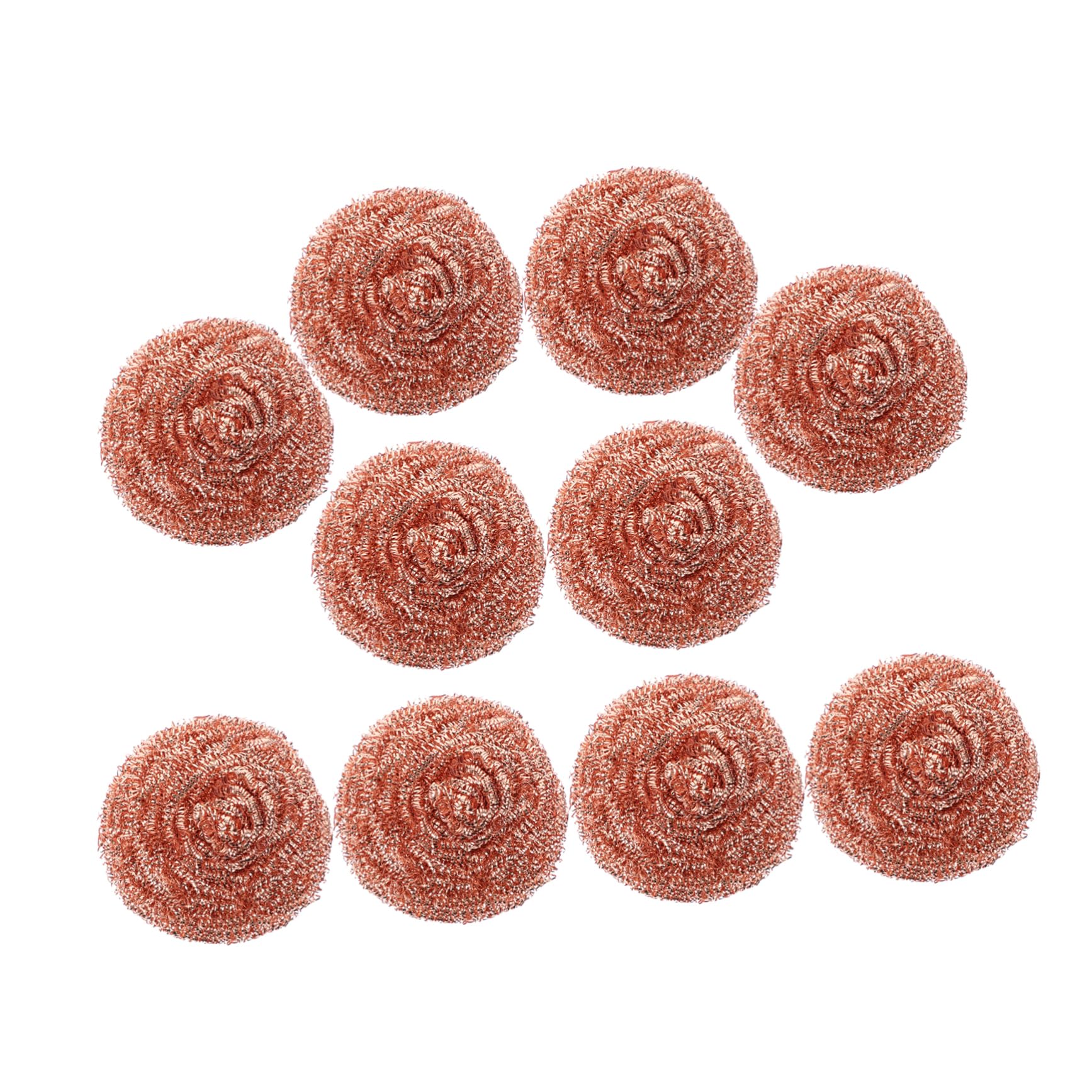 OKUMEYR 10 Pcs Soldering Tip Cleaning Ball Dish Scrubbers Wire Dish Cleaner Brush Spiral Kitchen Cleaner Heavy Duty Cleaner Accessories Soldering Tip Cleaner Dish Cleaning Tools Golden