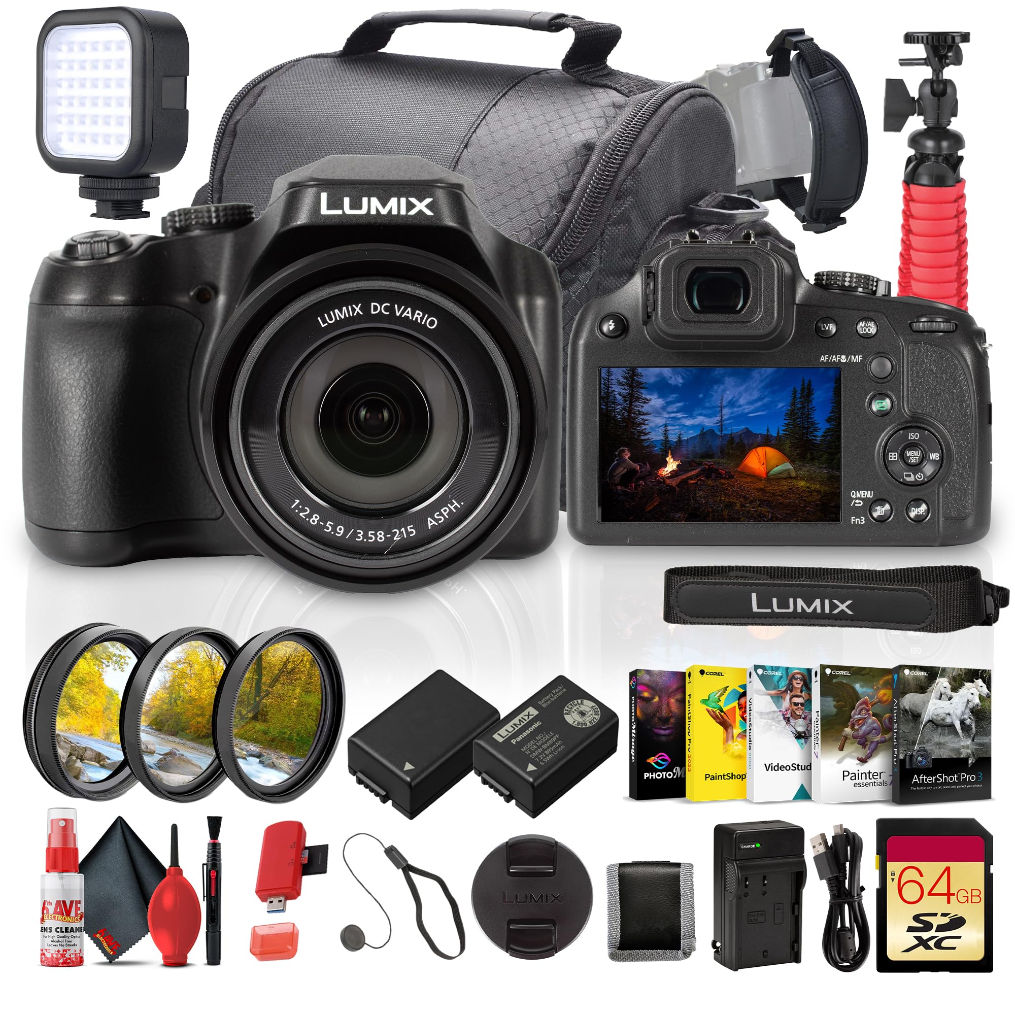Buy Panasonic Lumix FZ85D / FZ80D Digital Camera 18.1MP MOS Sensor