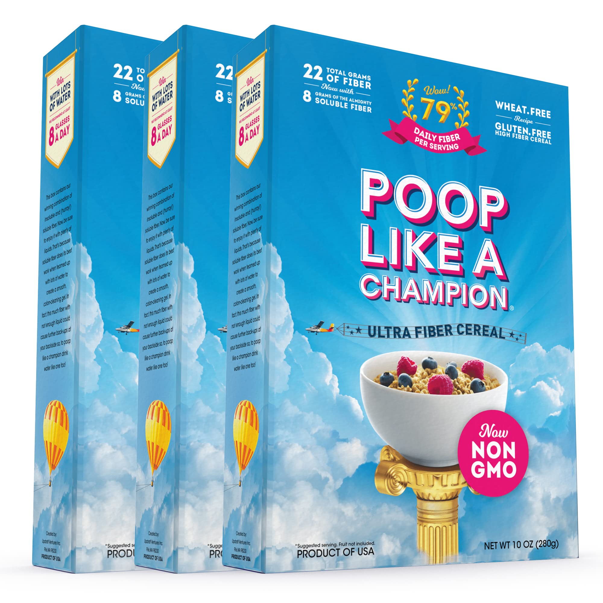 Poop Like A Champion Healthy Choice Ultra High Fiber Cereal A Low