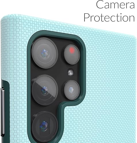 Miniatura 3 de Crave Funda para Galaxy S22 Ultra, funda de doble capa de protección a prueba de golpes para Samsung Galaxy S22 Ultra 5G (6.8 pulgadas) - Aqua