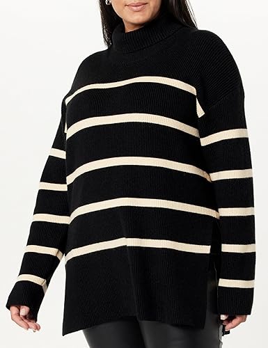 Miniatura 5 de The Drop Cuello alto Camilla con hombros caídos para mujer