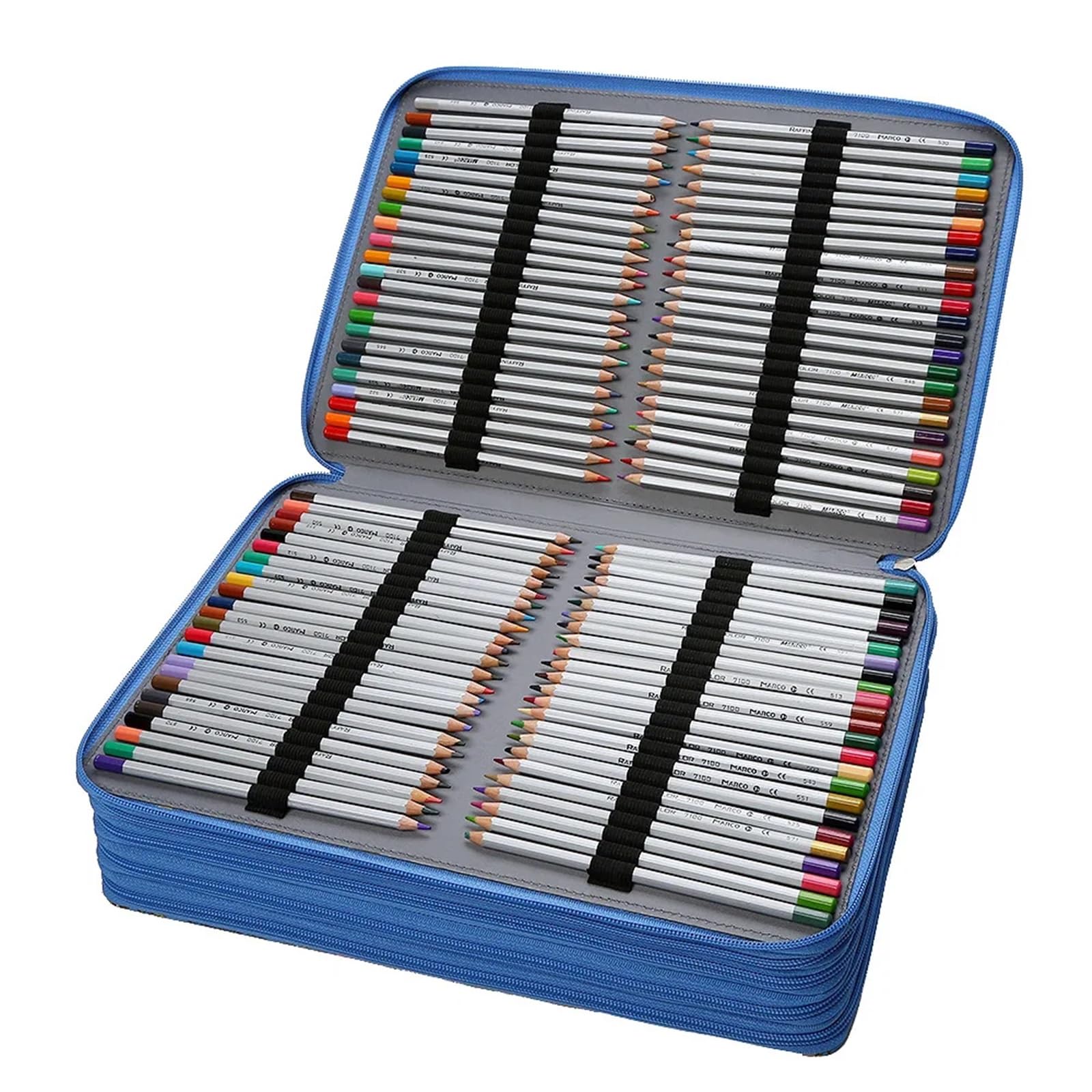 Federmäppchen Federmäppchen-Organizer mit 480 Fächern | For Federmäppchen, Schreibwaren, Stifttasche(Black)
