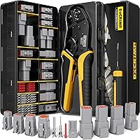 Vista 10 de Kit de herramienta de crimpado de conectores DxCRIMP Deutsch DT Series, conectores eléctricos impermeables para automóviles de 2/3/4/6 pines