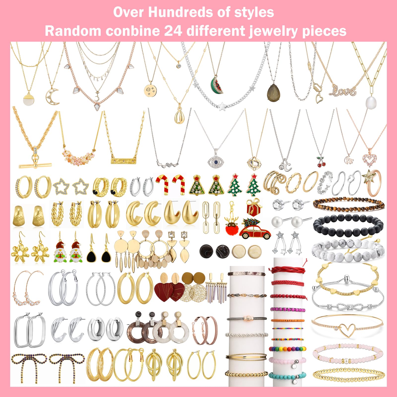 Snapklik.com : Semoya 2024 Jewelry Advent Calendar For Adult Women, 24 ...