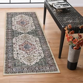 Lahome Oriental Kitchen Runner Rug Non Slip, Washable 2x6 Hallway Runner