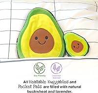 Vista 4 de GAMAGO Almohadilla térmica y almohada abrazable para tostadas, almohadilla térmica para microondas para calambres, dolores y alivio de la ansiedad