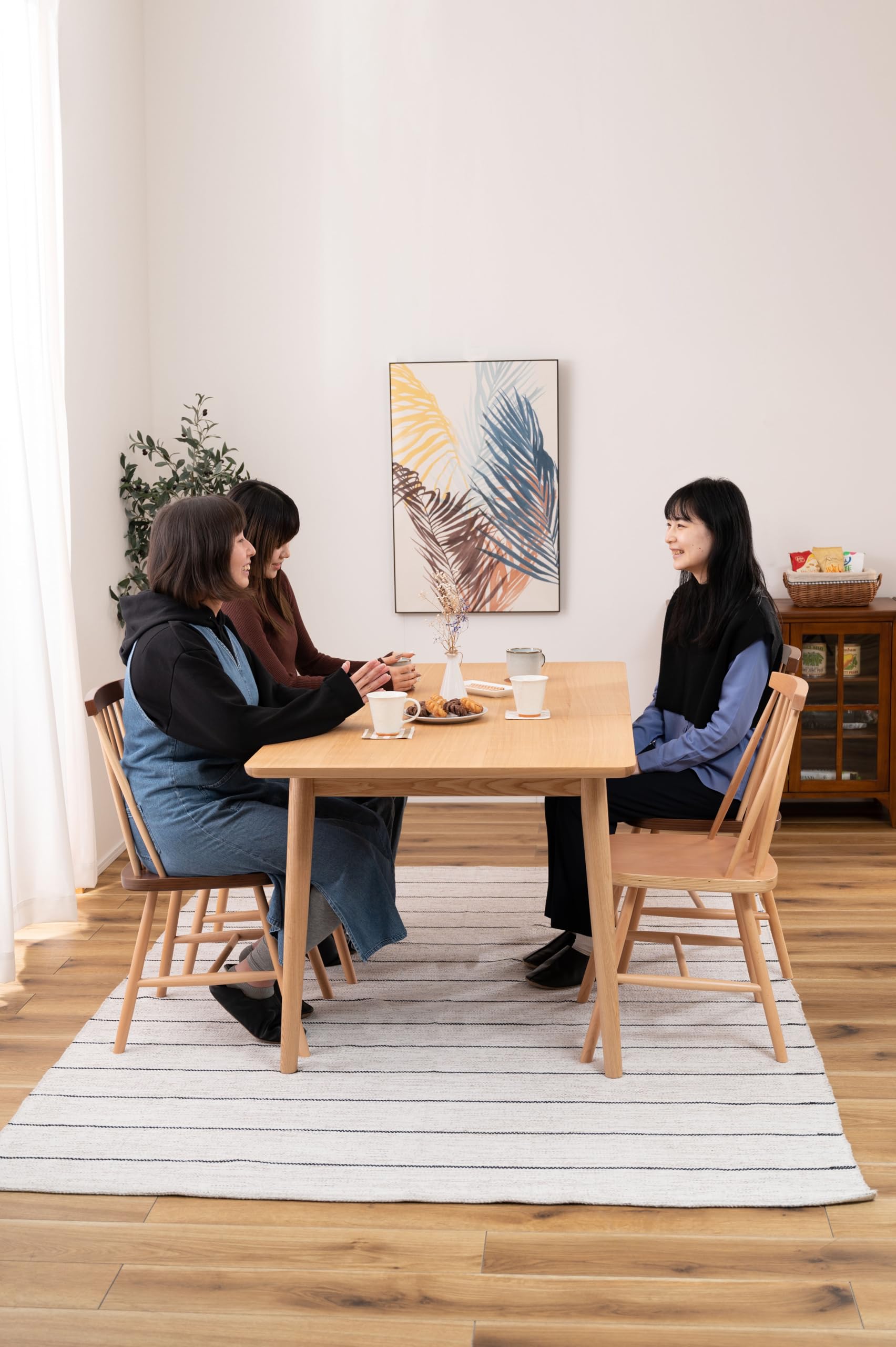 Amazon｜AZUMAYA エクステンションダイニング HOT-511TNA｜ダイニング