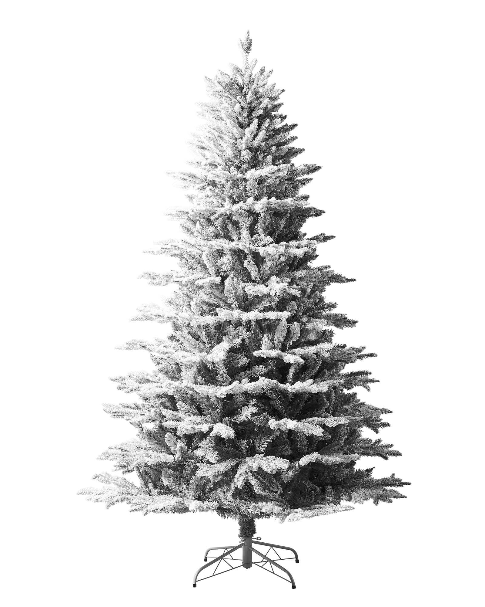Snow Flocked Grey Fir Christmas Tree