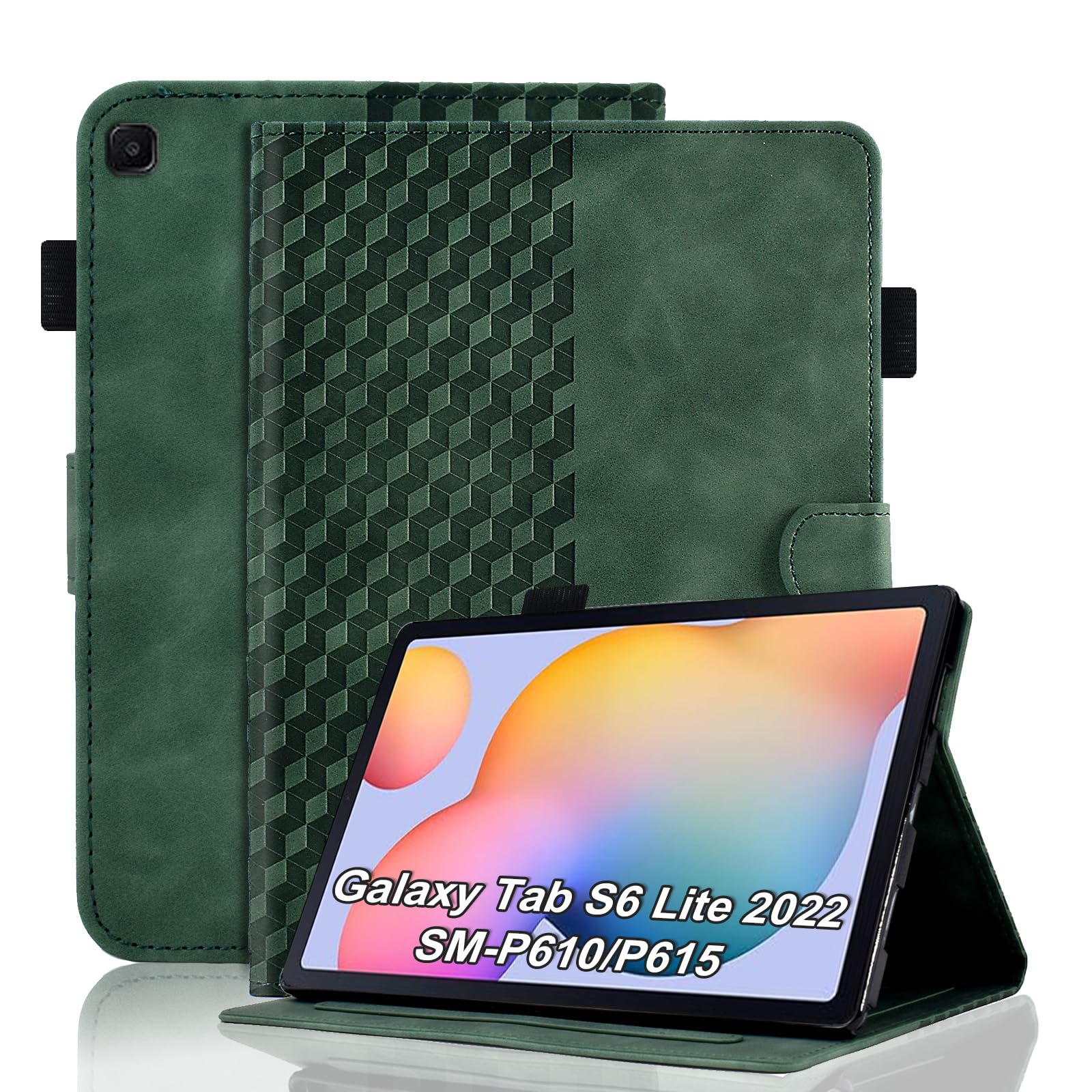 Case for Honor Pad X8a 11 Inch Tablet 2024 Protective Case Premium Leather Folio Smart Case with Auto Sleep/Wake Pen Holder Card Slot for Honor Pad X8a- Dark Green — view 106