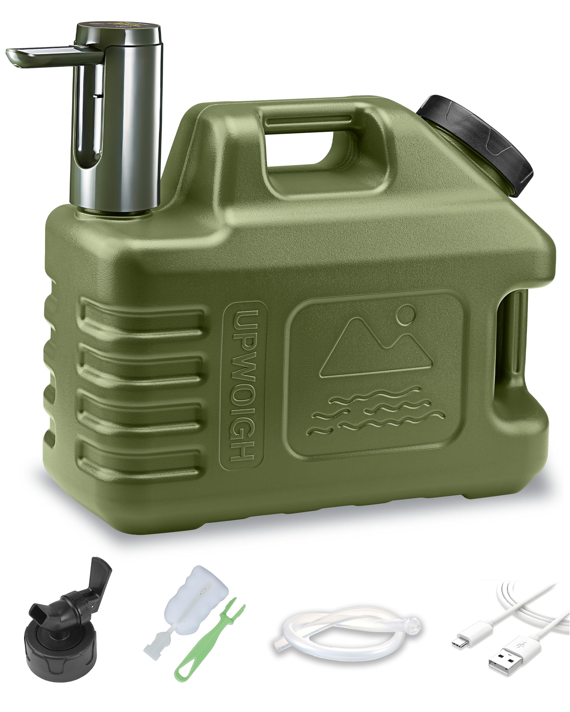 Photo 1 of UPWOIGH 3.5 Gallon Water Jug with Rechargeable Touch Pump