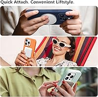 Vista 1373 de GONEZ Funda de silicona para iPhone 15 Pro Max, compatible con Magsafe, protector de cámara + protector de pantalla, forro de microfibra suave Negro