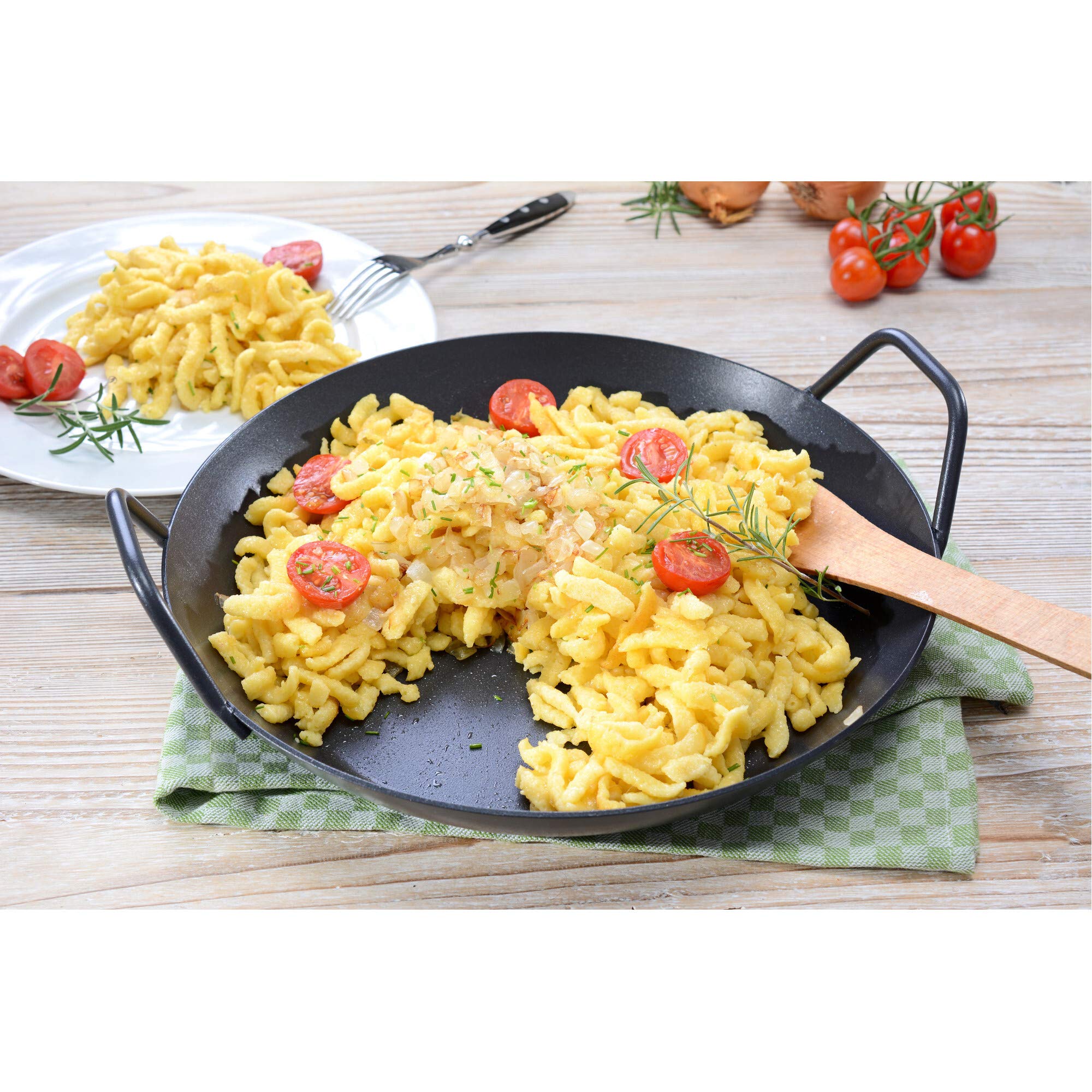 GRÄWE Servierpfanne aus Eisen mit Keramikbeschichtung 32 cm 'ECO PRO'