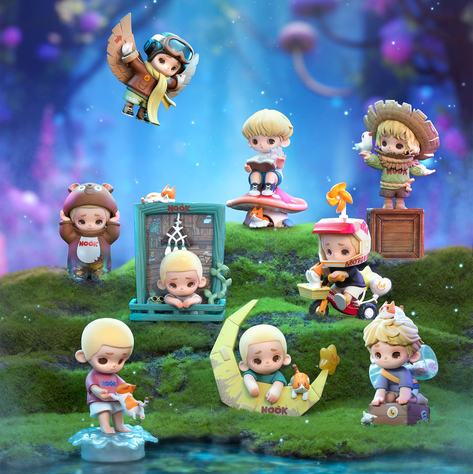 Amazon | 52TOYS BLINDBOX Nook's Little World「ヌックの小さな世界