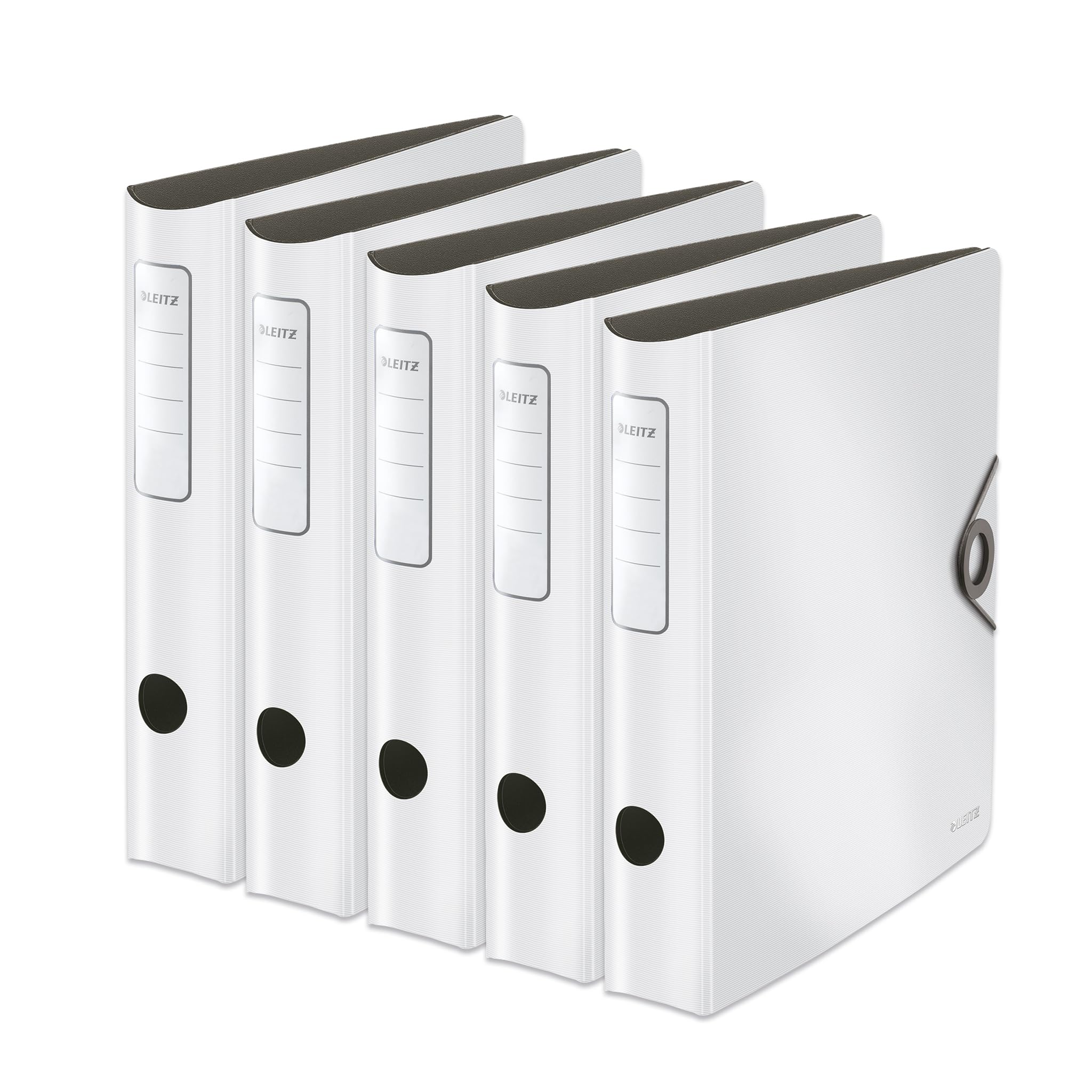 Leitz Quality Folder, 180° Active Solid Slim White