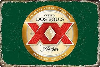 Vintage Das Equis Tin Metal Tin Sign Tin Plate Sign Wall Art Decor TIN SIGN 8X12 INCH (Green)