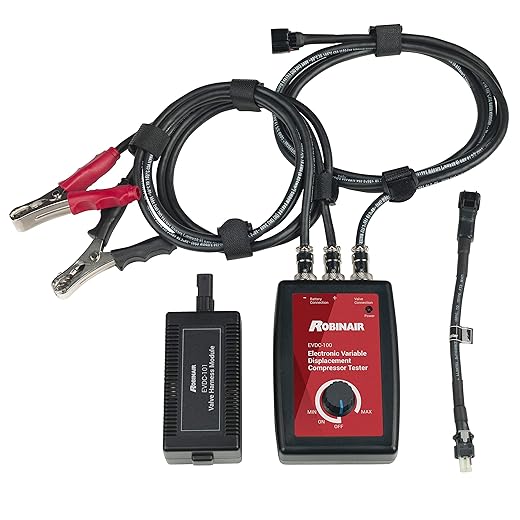 Robinair EVDC100 Electronic Variable Compressor Tester, Black