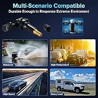 Vista 4 de BDFHYK Sensor de presión de neumáticos TPMS programado de 315 MHz compatible con Subaru B9 Tribeca Forester Impreza Legacy Outback Tribeca WRX XV XV