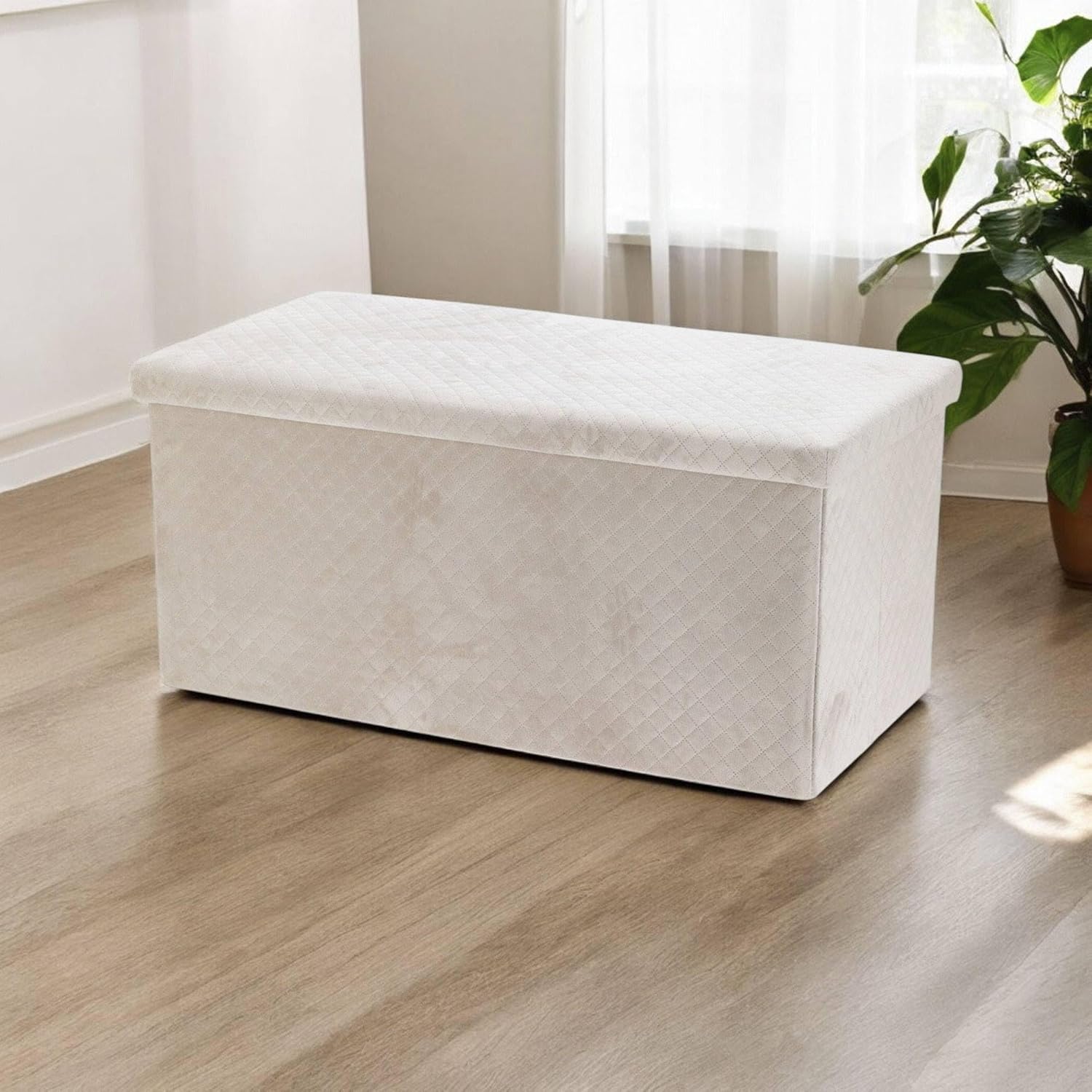 Well Home MDF Storage Bench 76x38x38 cm