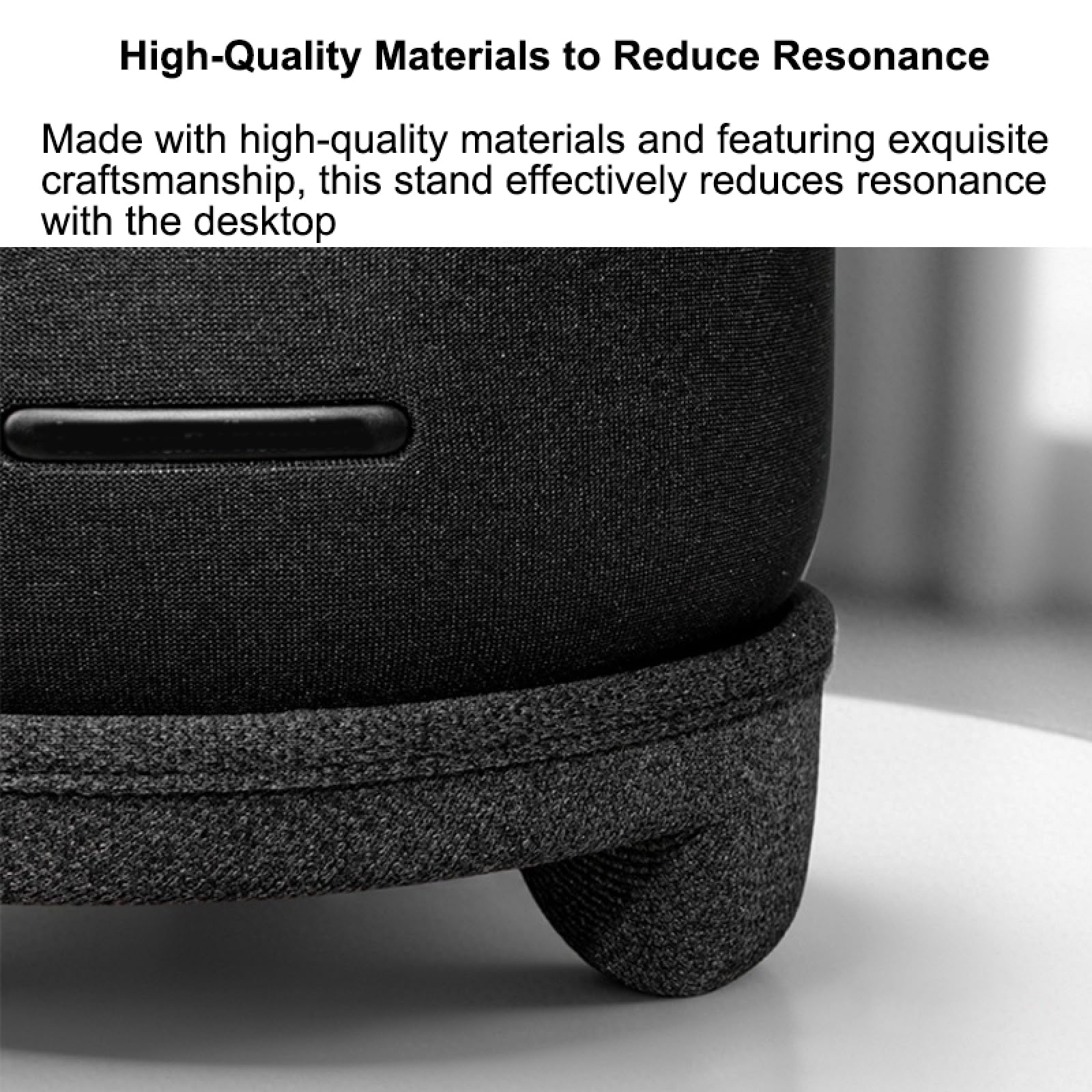 Supporto per altoparlante da tavolo per Harman Kardon Aura Studio 5/4/3 e SoundSticks 5/4, base di montaggio da tavolo in EVA (nero)