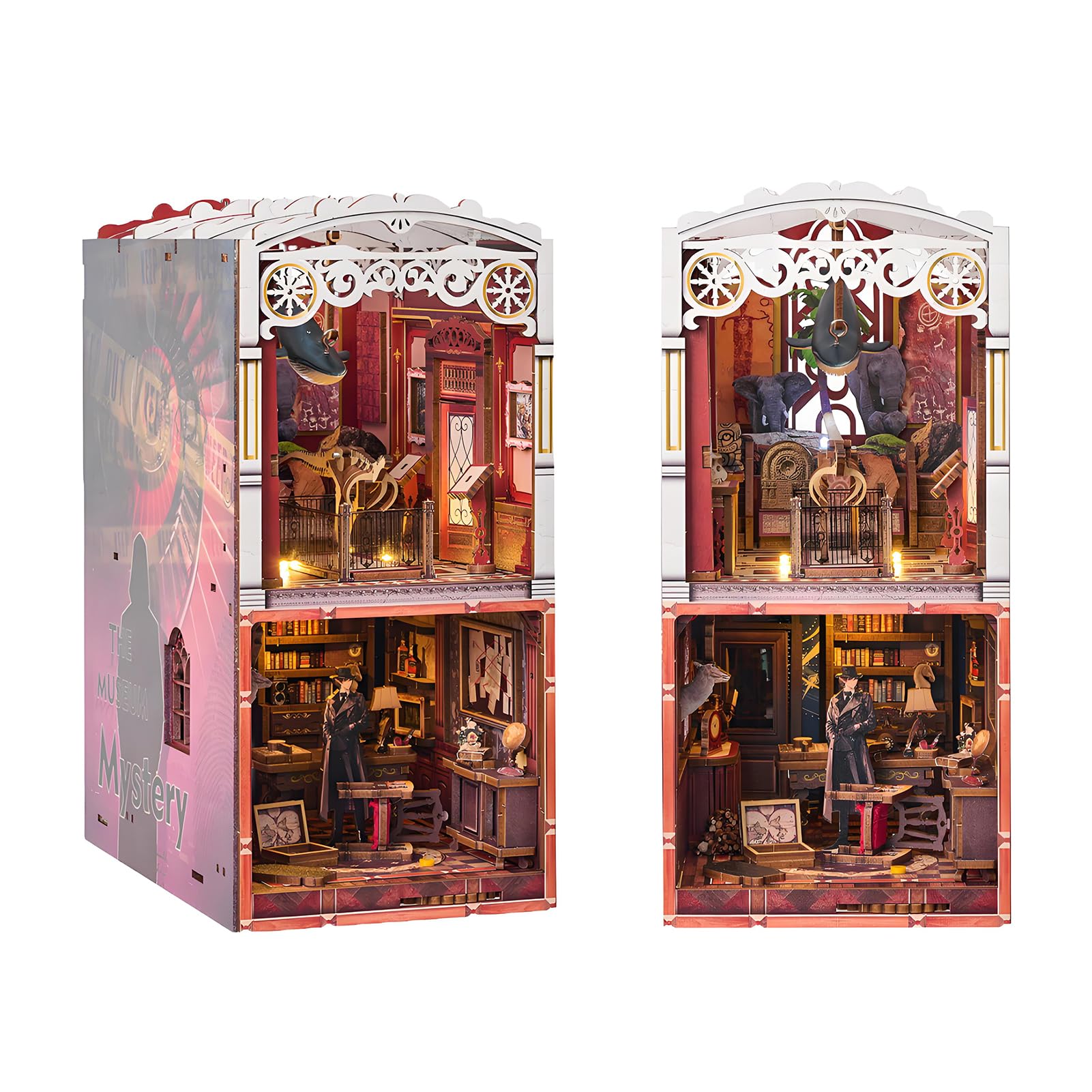 Amazon | Spilay Booknook ミニチュア ドールハウス キット ブック 