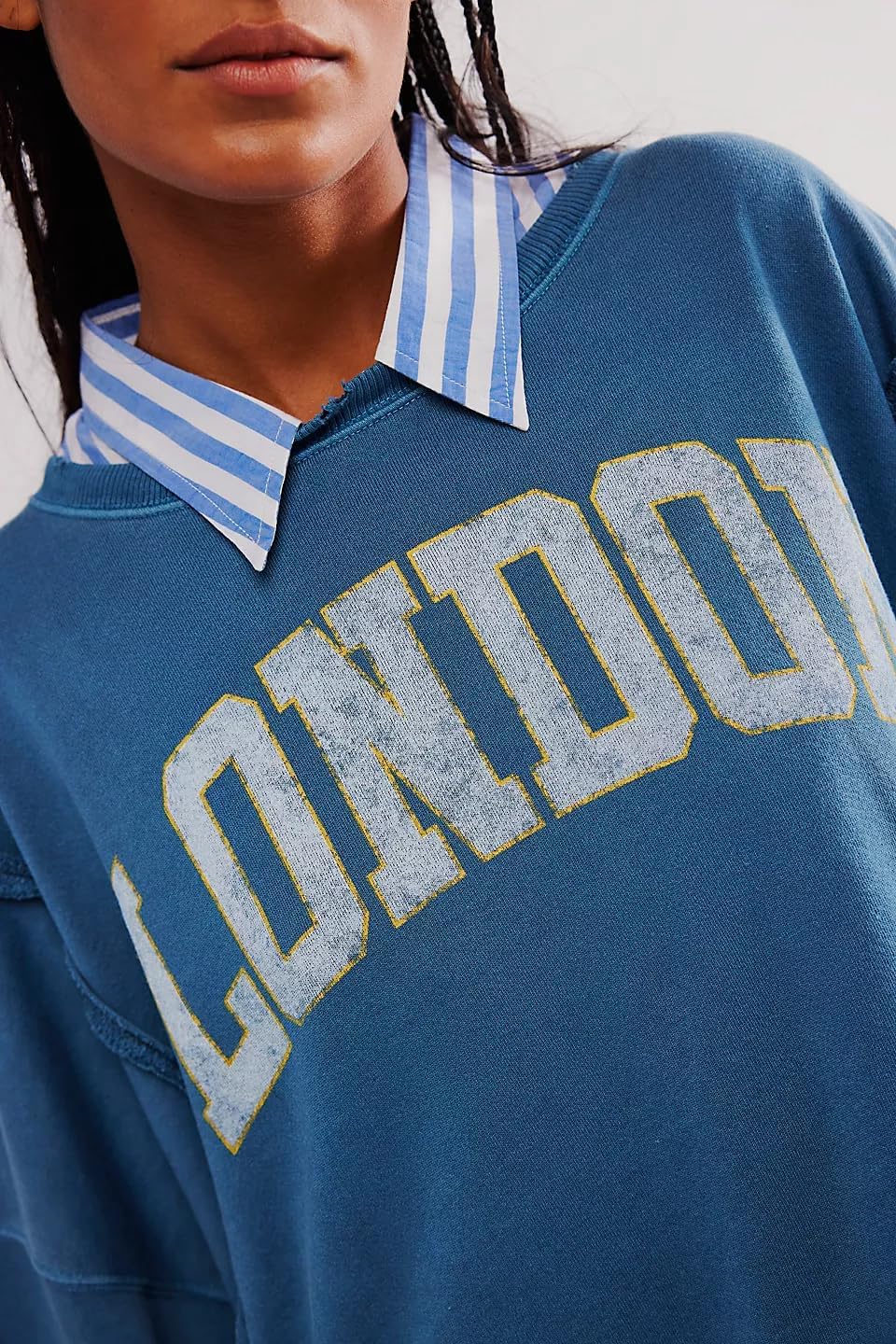 Womens Vintage Oversized Graphic Cute Crewneck Sweatshirt Y2k Loose Fit Aesthetic Retro Pullover Going Out Tops - Image 3