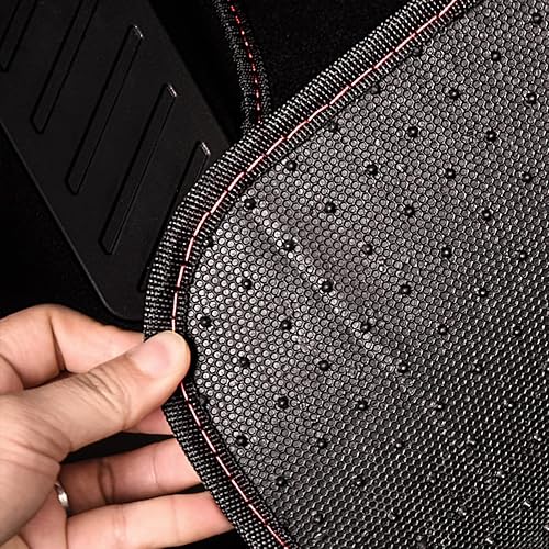 Miniatura 6 de CAR PASS Alfombra impermeable de piel sintética de ajuste universal arcoíris para automóvil, alfombrillas antideslizantes para SUV, camionetas