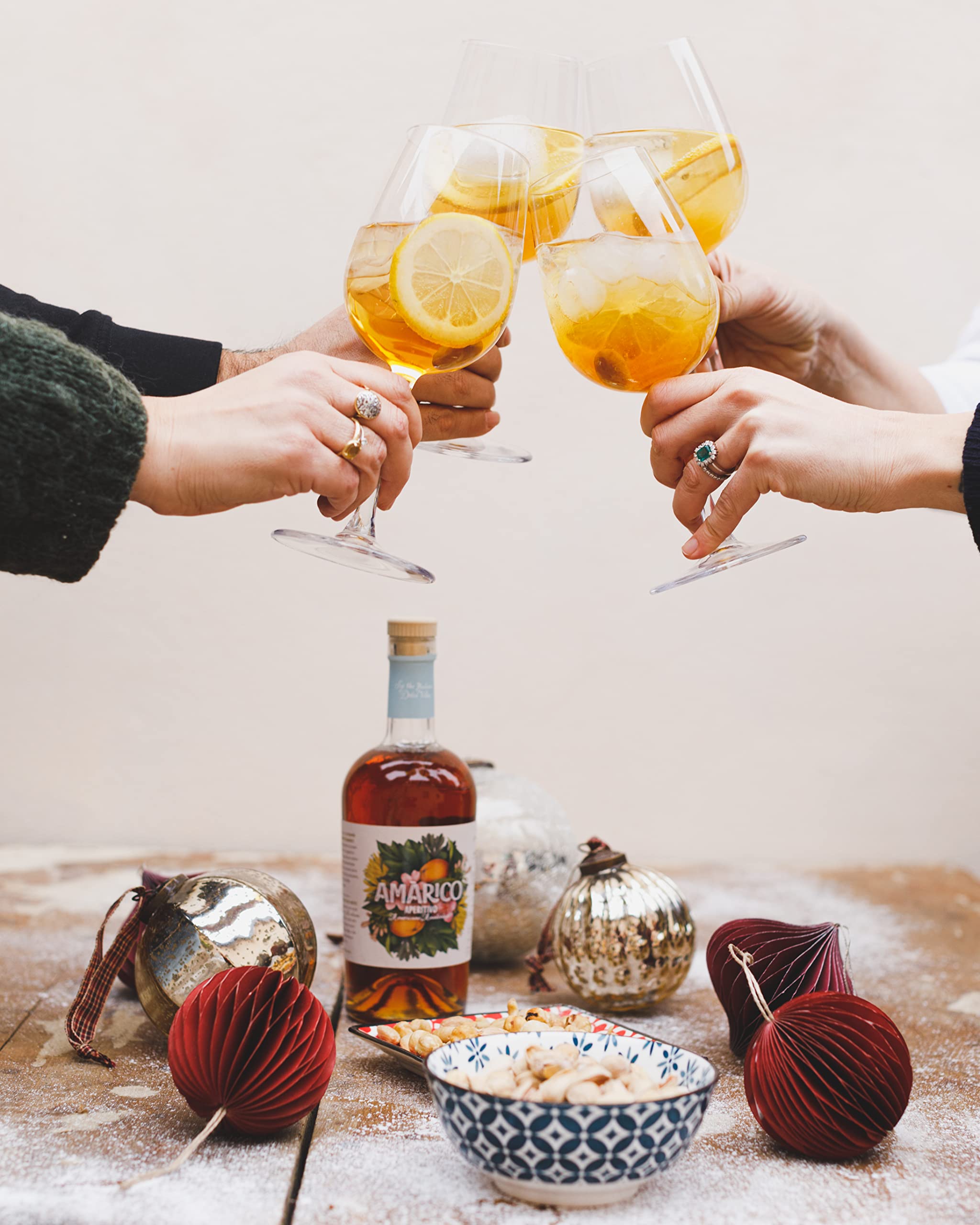 Amàrico Originale - Aperitivo italiano sin alcohol - Aromático y fresco con notas cítricas de naranja y limón - Amantes del Spritz - 50cl