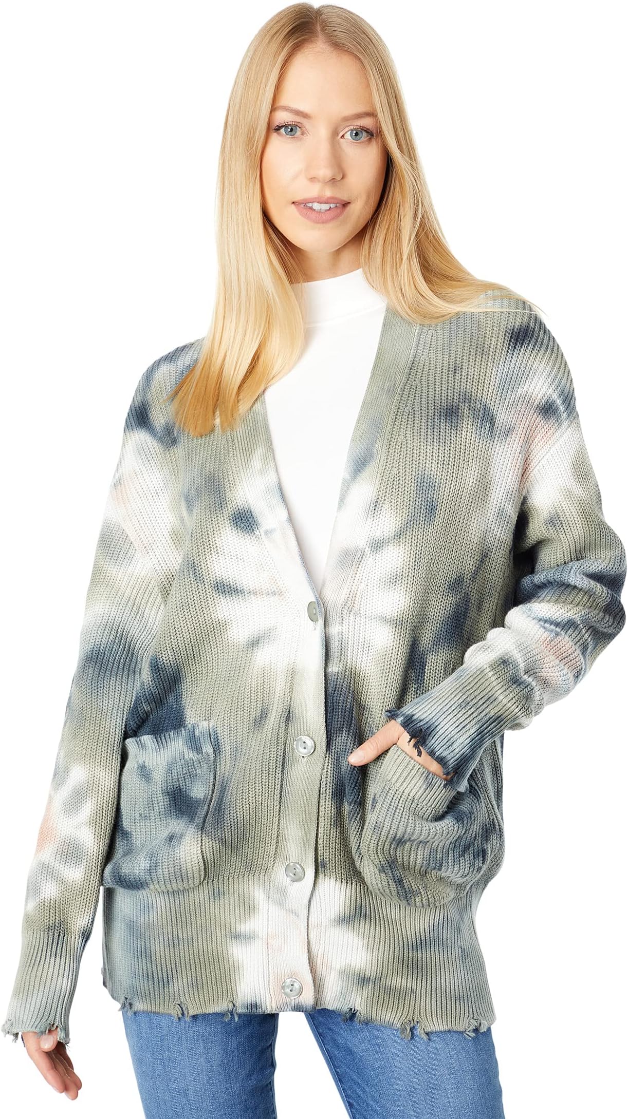 mens waterfall cardigan