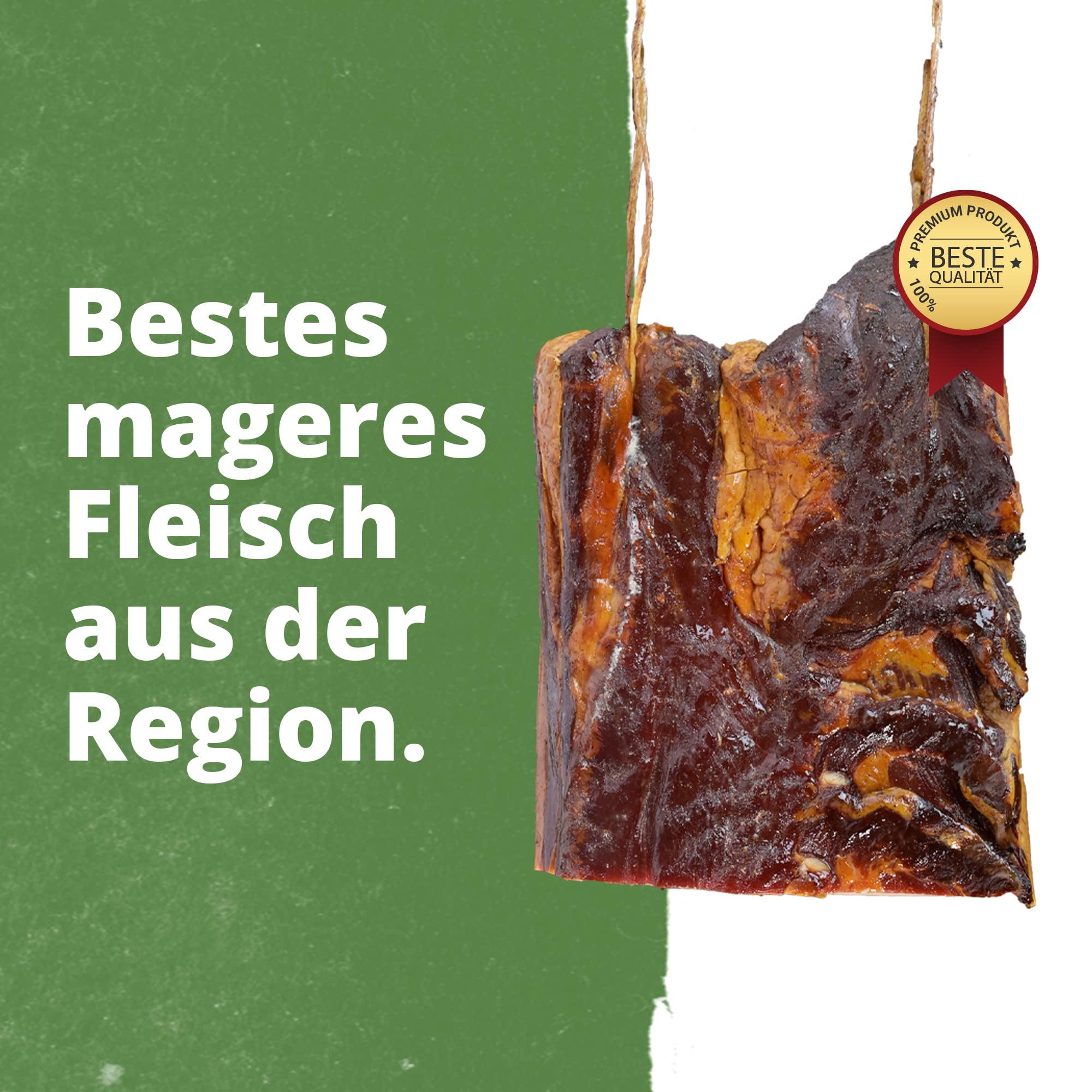 Schwarzwald Metzgerei – Schwarzwälder Bauchspeck am Stück mit herzhaft rauchigem Aroma – 1000g Speck vom Bauch für Salate, Rührei, grüne Bohnen, Carbonara u.v.m.