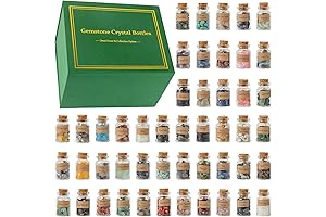 KHOCOEE Tiny Crystals for Spell Jars, Chakra Healing and Home Decor