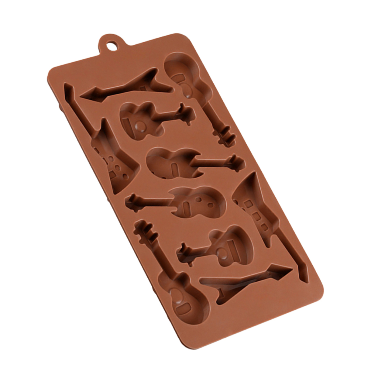 Molde para cubitos de hielo en forma de guitarra miniatura 7